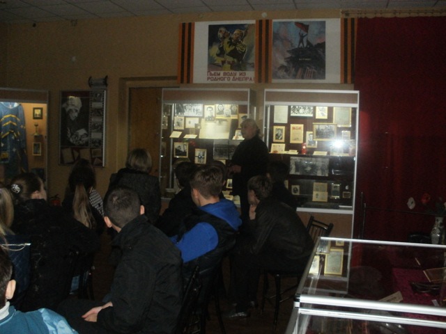 Учащиеся УВК № 9 получили интересную информацию в музее космонавта Г.Берегового