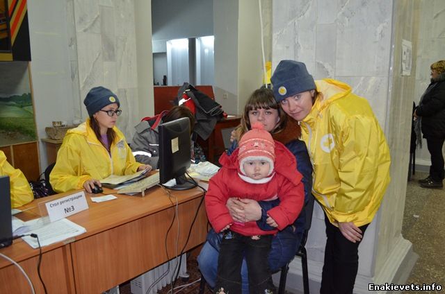 Итоги работы Гуманитарного штаба в Енакиево за месяц